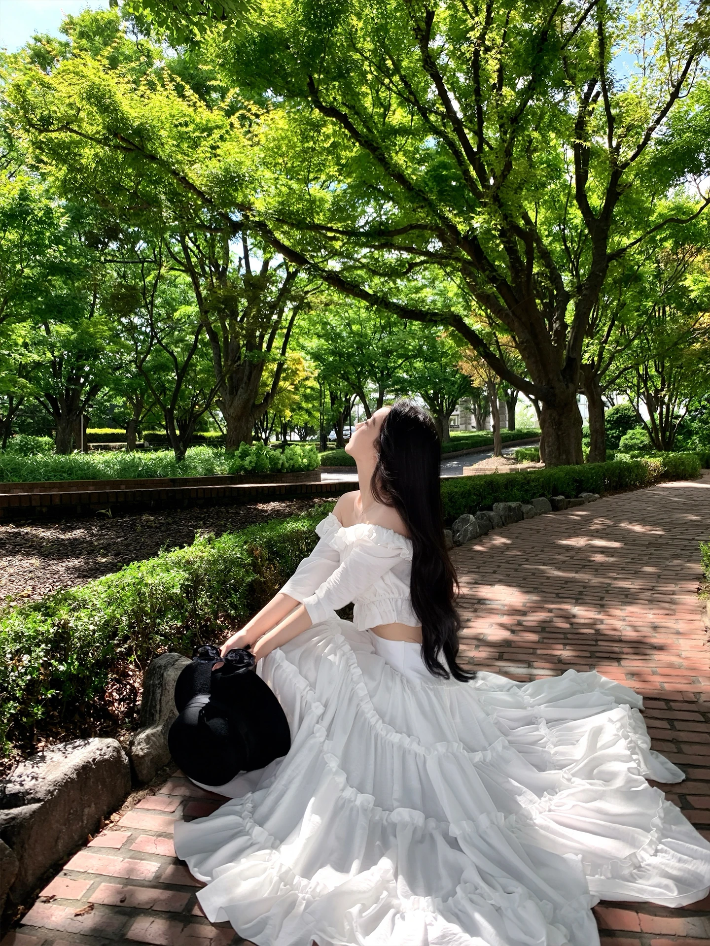 

Романтическая юбка с высоким разрезом на одно плечо и кружевной отделкой Свободное хлопковое платье для женщин Повседневная одежда Летний сезон