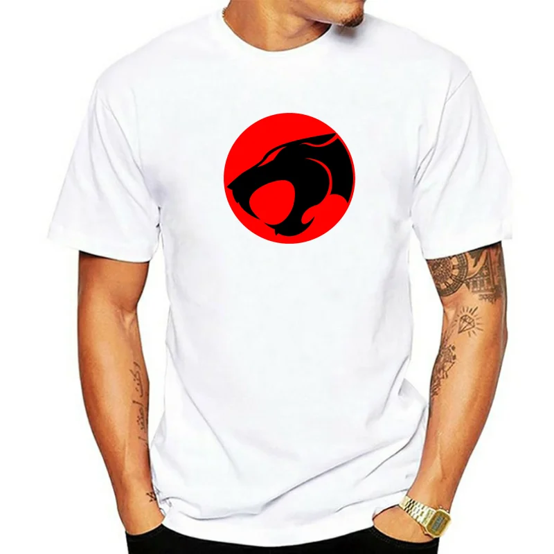 thundercats cartoon comic logo t shirt   100% cotton