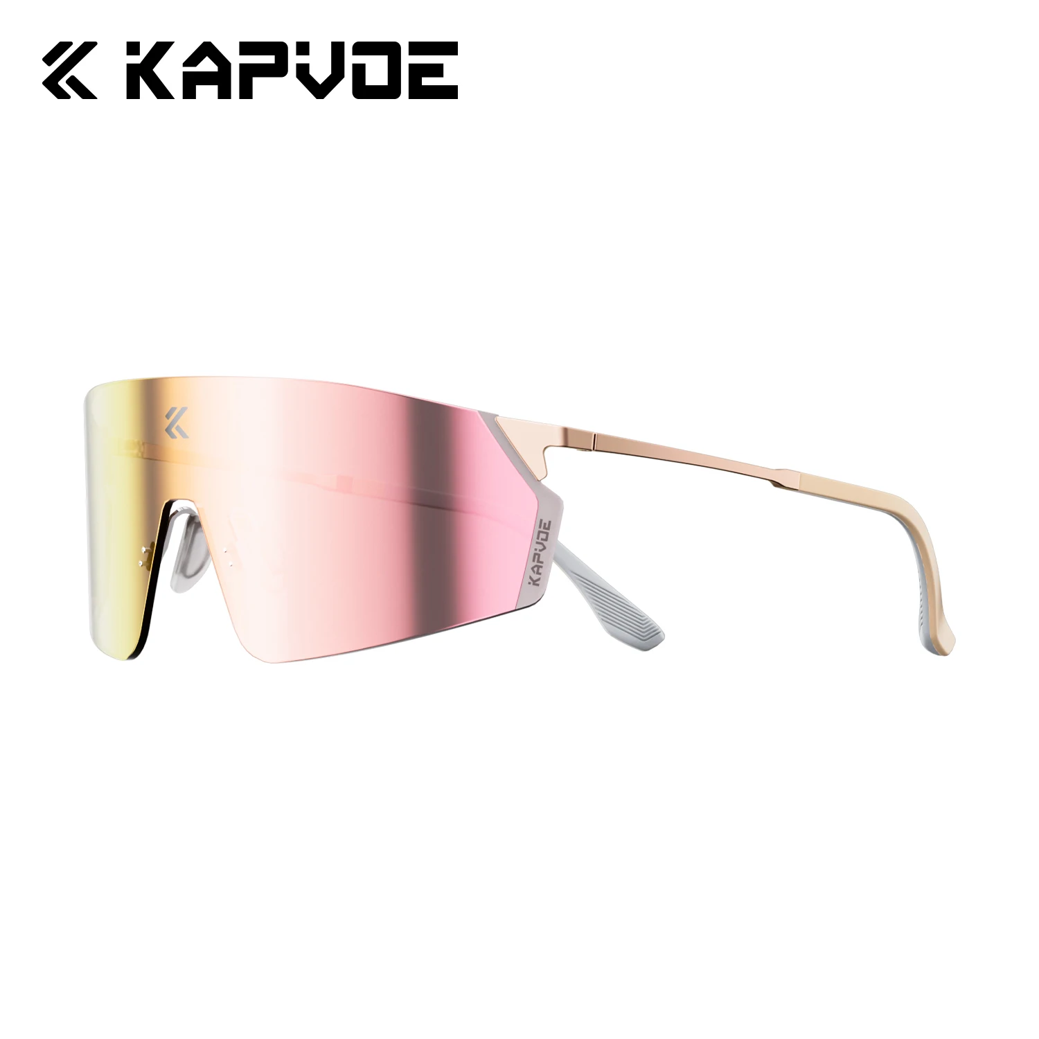 kapvoe-新型軽量マラソン用サングラス、ロードサイクリング用メガネ、uv400カット、mtbスポーツ用、防風、男女兼用、ゴルフやキャンプにも使えるゴーグル。