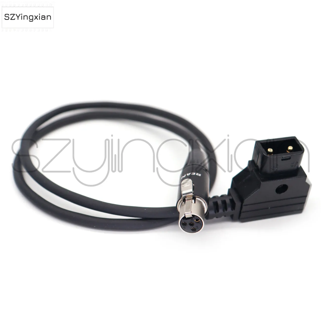 Tvlogic 058/056/055 Monitor Power Cable, D-TAP to TA4F mini XLR 4-pin Female