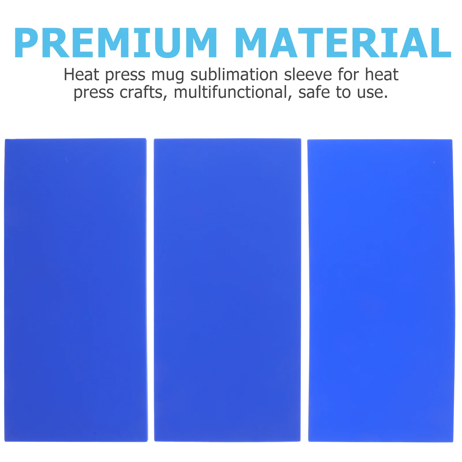 3Pcs Silicone Mug Sleeves Heat Resistant Sublimation Blanks Mug Press Sublimation Sleeve Heat Press Mat