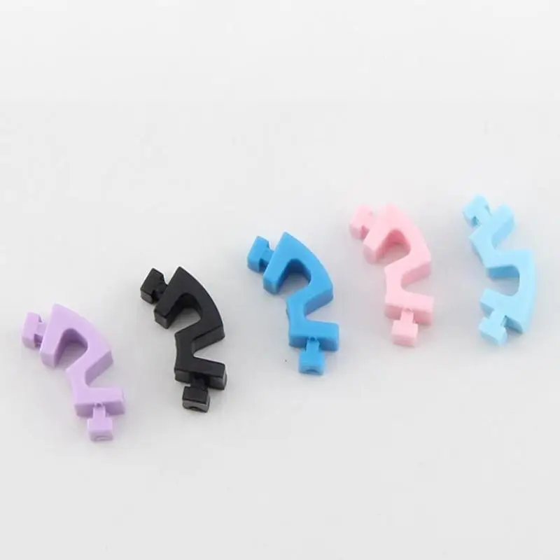 Children's Silicone Eyeglasses Snap Hinge Anti-Slip Snap-on Glasses Arm Replacement Multiple Color Accessories