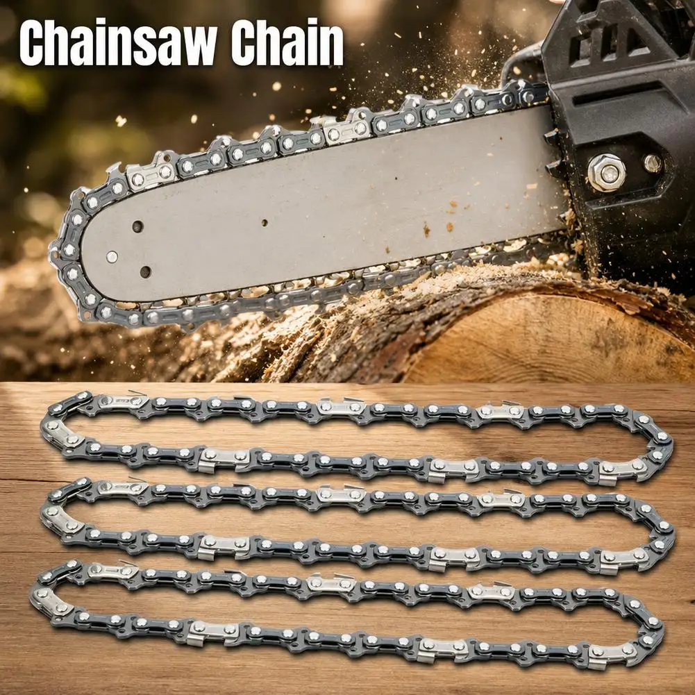 Universal Chainsaw Chain Replacement Electric Gas Saw Chain High Hardness Woodworking Saw Chain For Tree Pruning Cutting Tool
