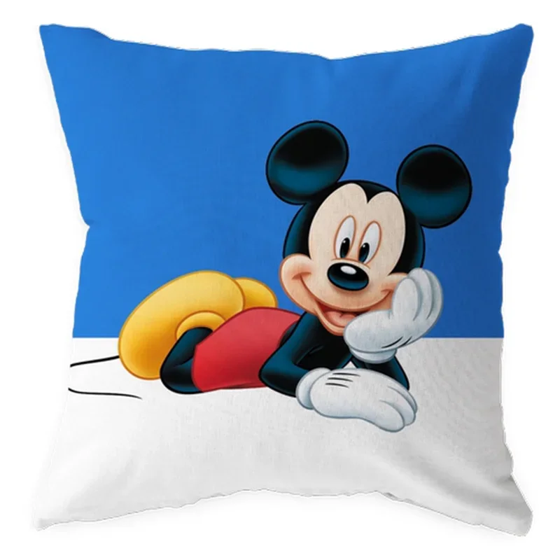 DIsney Mickey Minnie  Pillow Case Soft Cushion Cover Decorative Sofa Bedroom PillowcaseHome Decor Pillow Case 40x40cm