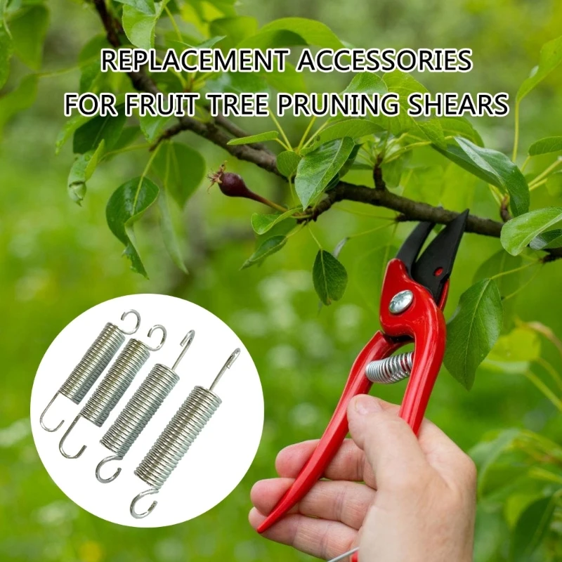 Professional Pruning Scissors Shear Springs, 10Piece Set, For Fruit Tree Care, Gardeners Efficient Orchards Maintenance 40JE