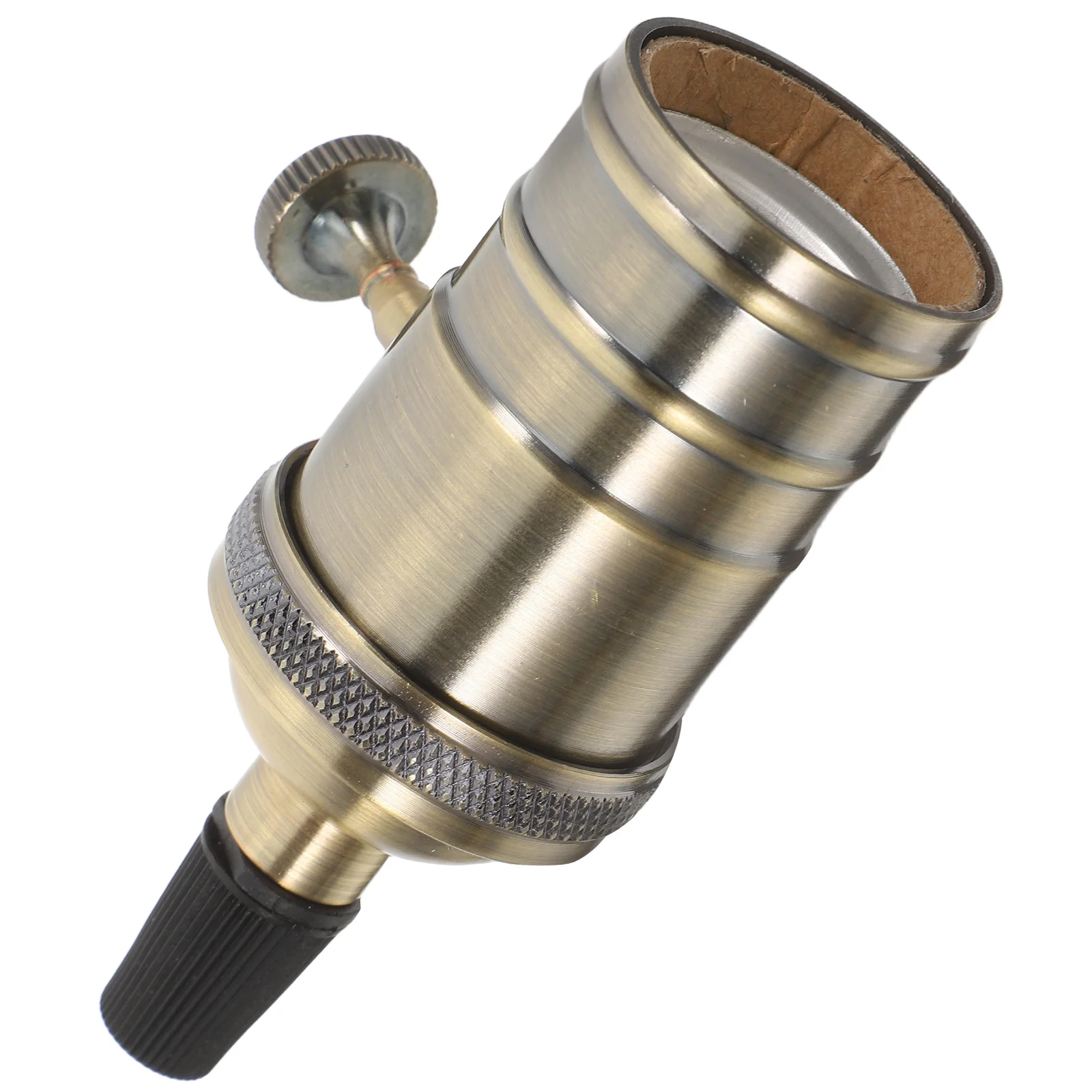 

Vintage Aluminum Lamp Holder Socket With Switch Compatible For Pendant Ceiling Table Light Fixtures Durable Metal Socket Parts