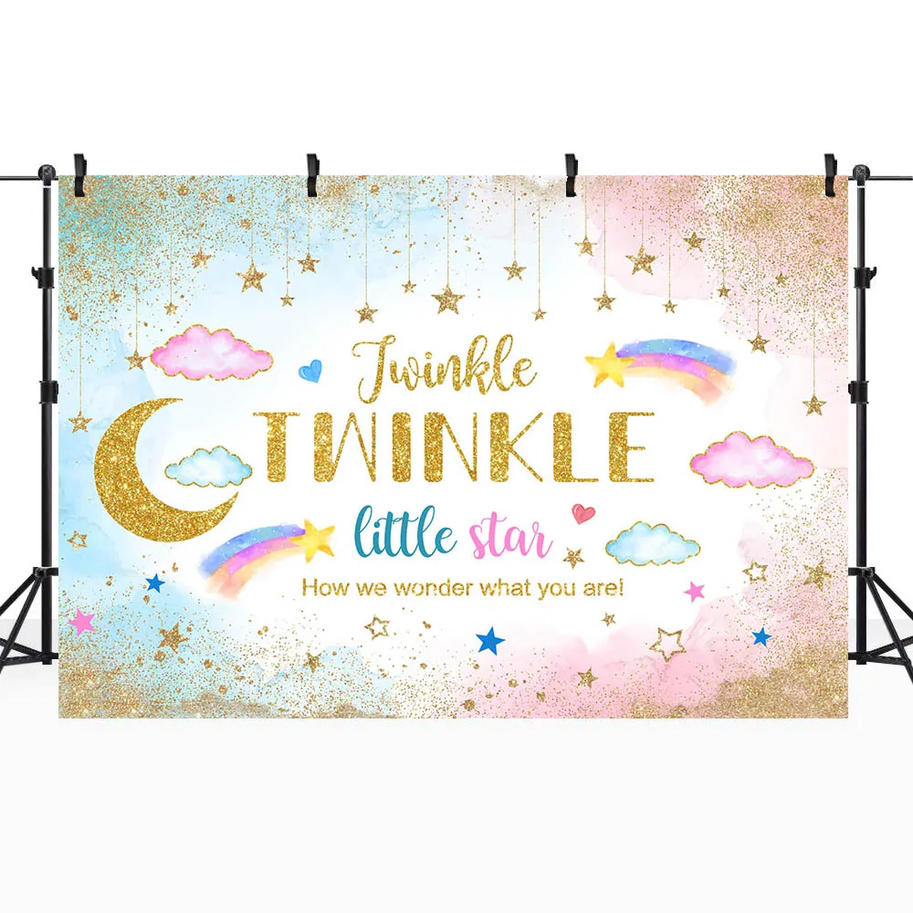 Mocsicka-Fondo centelleante para recién nacido, decoración para fiesta de bienvenida, Baby Shower, estudio fotográfico