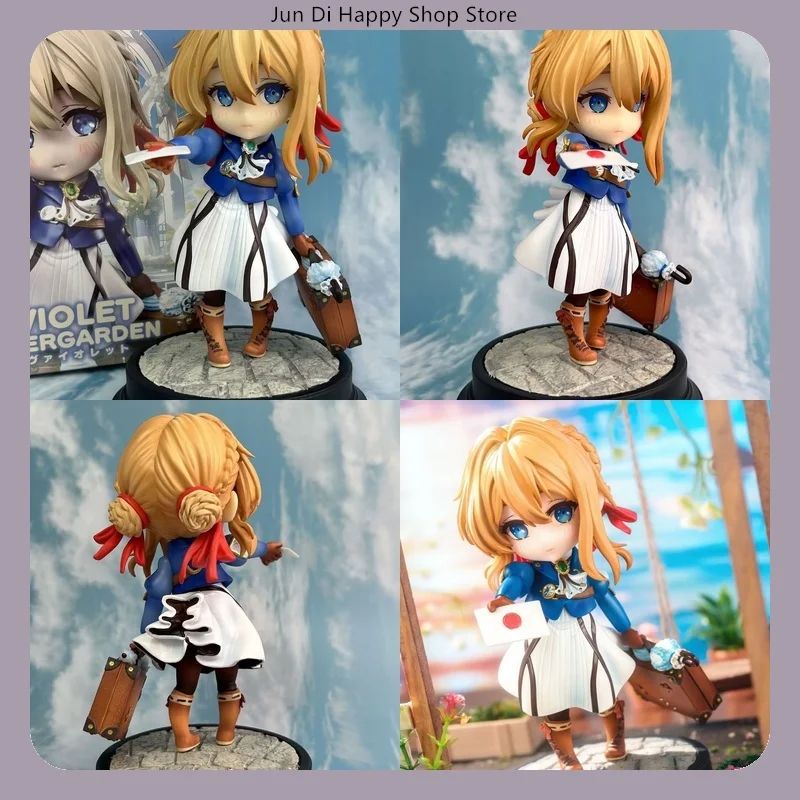 17,5 cm violeta Evergarden violeta versión Linda entrega de letras figura de Anime modelo colección de estatuas adorno de decoración de escritorio