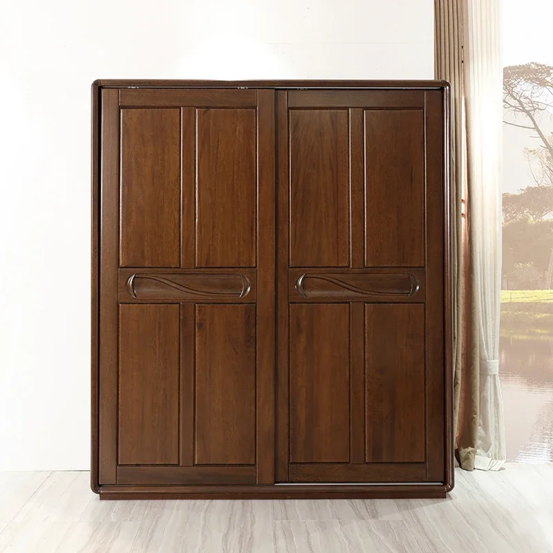 

！@Aesthetic Vintage Wood Wardrobes Orgnizer Luxury Display Clothes Wardrobe Adult Wooden Modern Guarda Roupa Bedroom Furniture