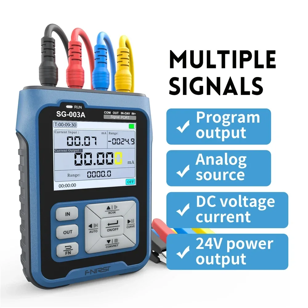 FNIRSI SG-003A 4-20mA Signal Generators 0-24V Adjustable Voltage Current PWM Pulse 2.4