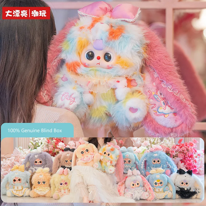

Новая коллекционная фигурка New Baby Three Lily Rabbit Town 5th Limited Edition 400% Blind Box: модный кулон, креативная фигурка, таинственная коробка, милая кукла