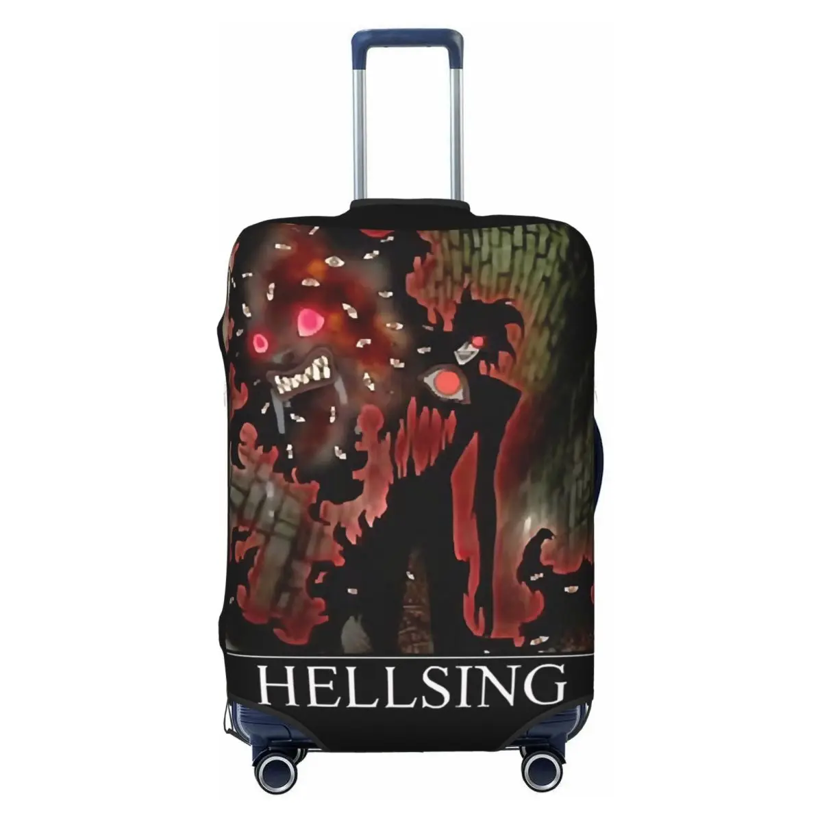 

Alucard Hellsing Suitcase Cover Holiday Elastic Luggage Case Travel Protection