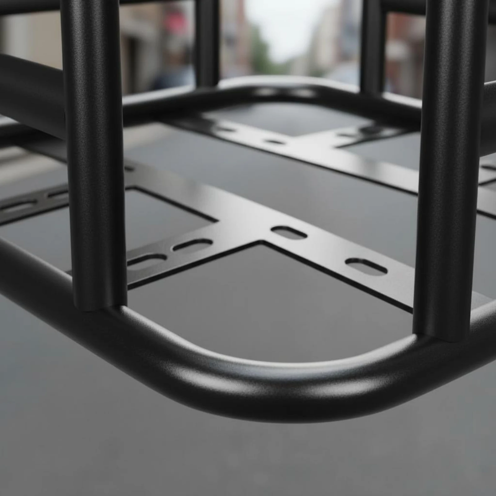 

Mountain Bike Rear Basket Large Capacity Metal Bike Basket Long-Lasting Easy Installation for Commuting