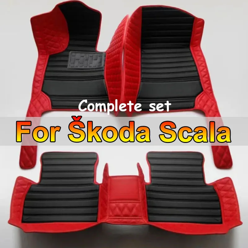 

Car Mats Floor For Škoda Scala 2020~2022 Waterproof Rugs Car Floor Mats Foot Mat Cubre Pisos Para Autos Car Accessories Interior