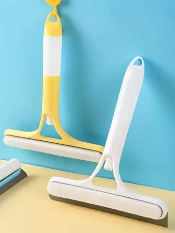 Household multi-function glass cleaning mirror with watering can 3-in-1 glass scraper window scraper