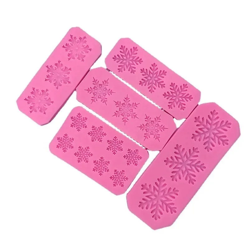 Christmas Cake Decorations Snowflake Lace Chocolate Party Winter Gift DIY Baking Cooking Decorating Tools Silicone Mold