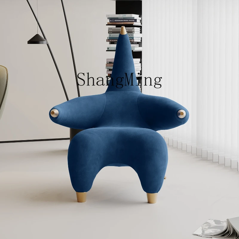 LXY living room home single balcony sofa chair light luxury Internet celebrity special-shaped single chair wind