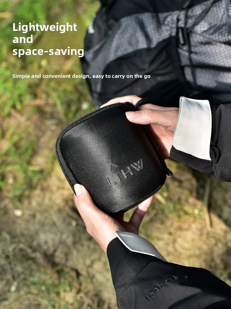 

LTHW Travel Tent Mark Cup Storage Bag 450ml Outdoor Snow Peak Cup Hard ell Storage Box Cam Hiking Water Bottle Accories