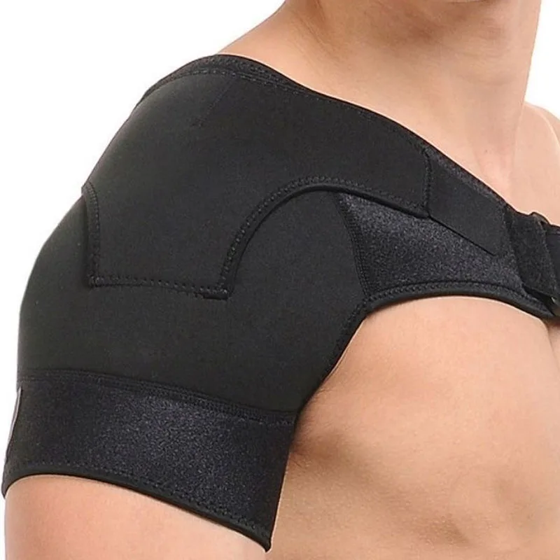 Shoulder Support with Pressure Pad, Adjustable Shoulder Brace for Torn Rotator Cuff, Tendonitis, Dislocation, AC Joint, Bursitis