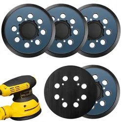 5Pcs Replacement Sanding Pads 5 inch 8 Hole Hook and Loop for DWE6423, N329079 DWE6421/6421K Orbital Sander Backing Plate 125mm