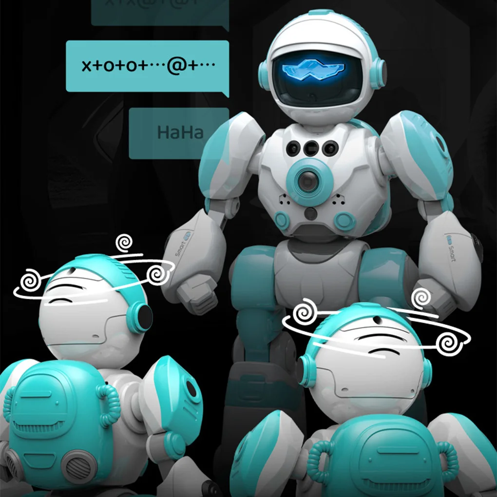 

1538 RC Robot Toy 2.4G Intelligent Programming Voice Gesture Remote Control Music Dancing Electric Robot Toys for Children Gifts