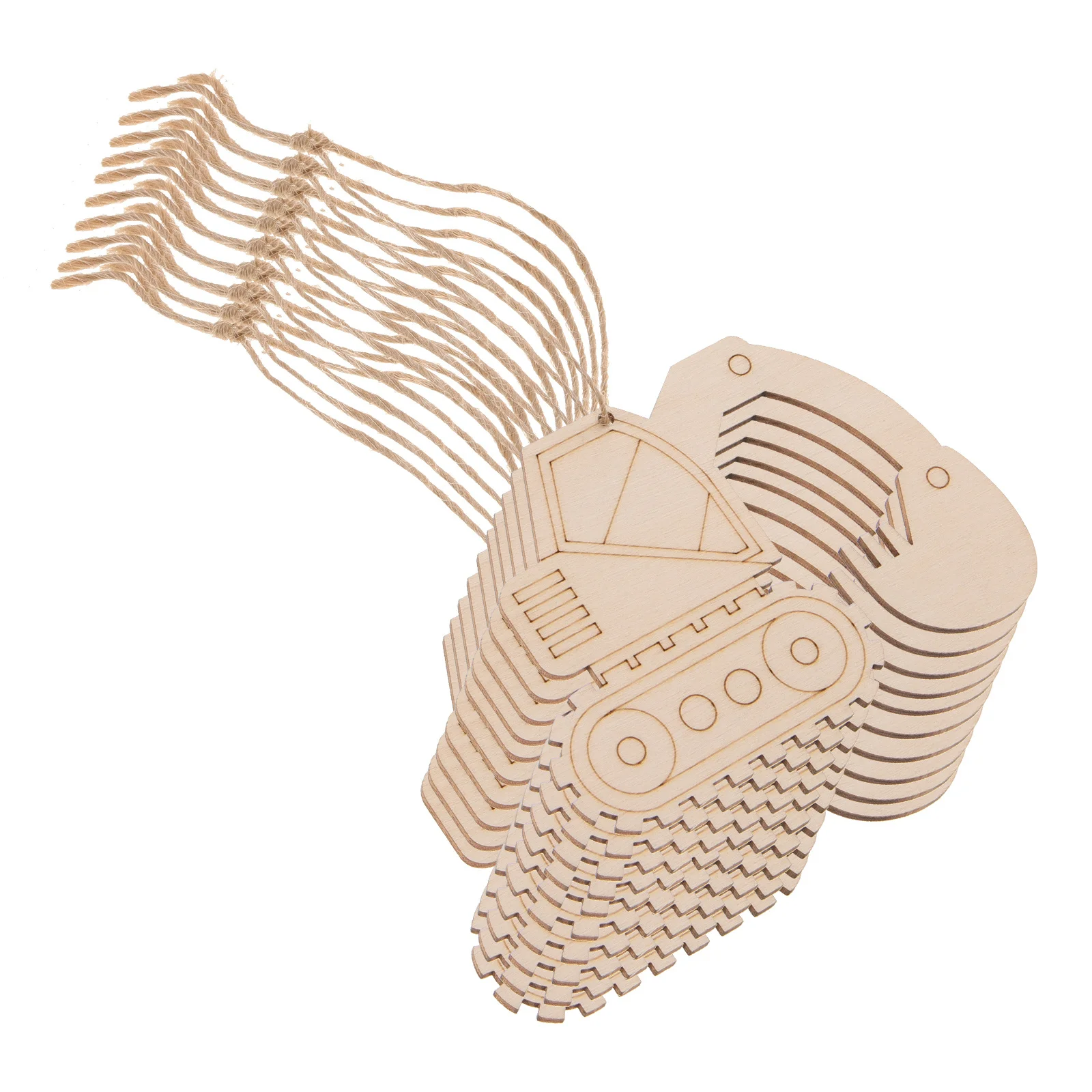 1 مجموعة حفارة شرائح الخشب لم تنته اللون البيج DIY بها بنفسك الحرفية رقاقة حواف ناعمة لا لدغ أقراص الخشب قطع فارغة