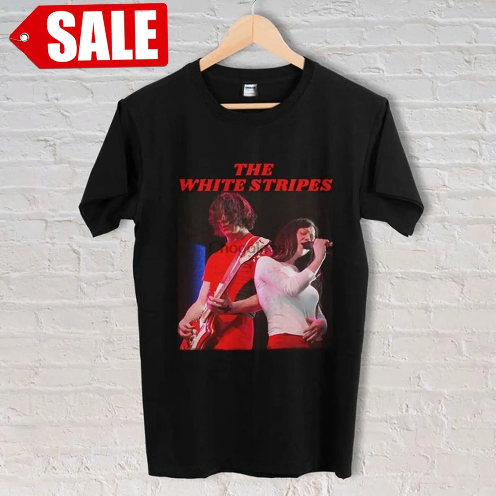 

The White Stripes Shirt Rock Music Duo Band Jack White Meg White Unisex 80s 2HN6