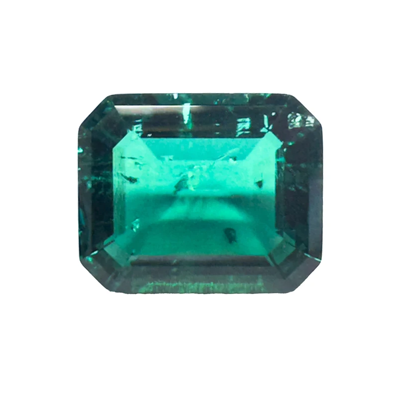 

Lab Grown Zambia Emerald Hydrothermal Method Dark Green Color Emerald Cut Size Frome 4x6mm To 10x14mm Selectable Certificate