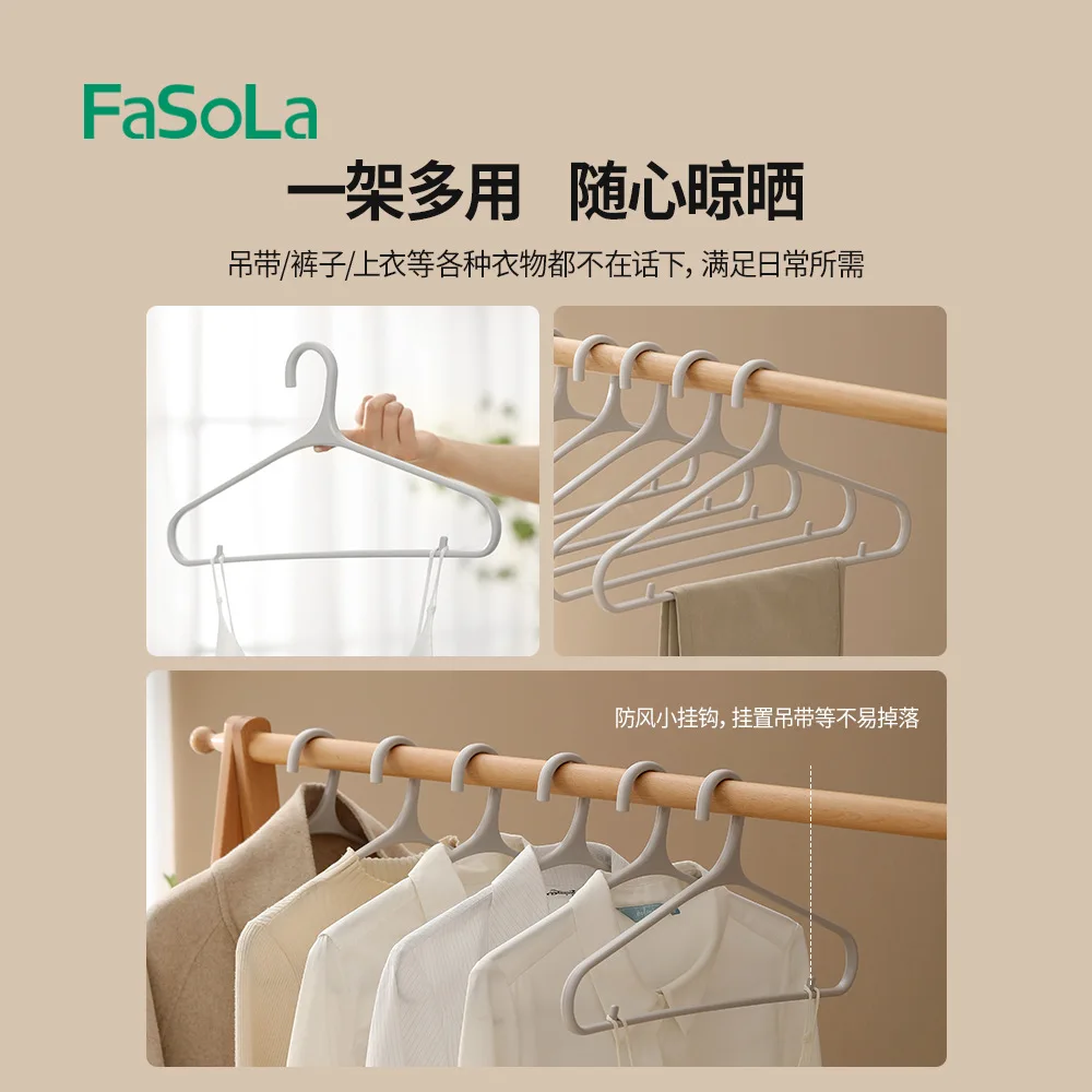 10 PCS Household Traceless Clothes Drying Rack Cabinet Clothing Plastic Rack Anti-shoulder Corner Clothes Hanger Hook Hanger