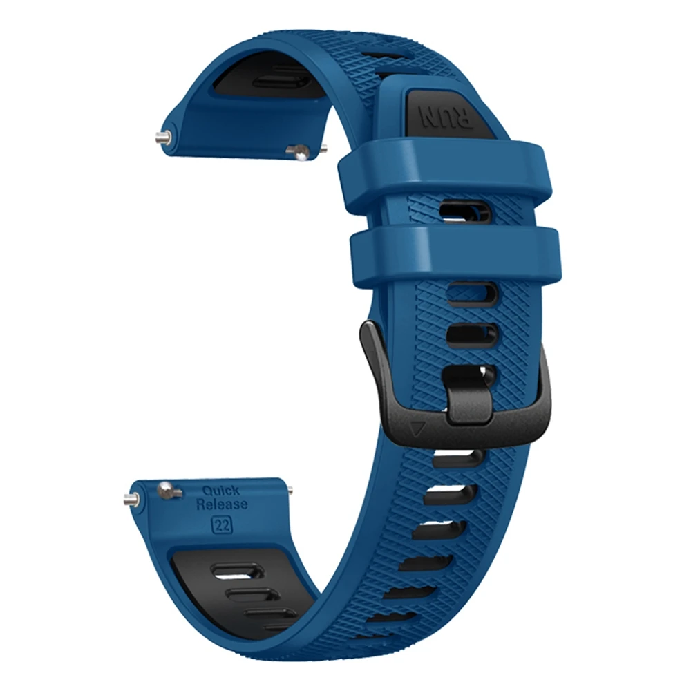 Universele 22mm Sport Siliconen Band Voor Garmin Forerunner 265 255 Muziek band Voor Vivoactive 4/Venu 2 45 MM Armband Horlogeband