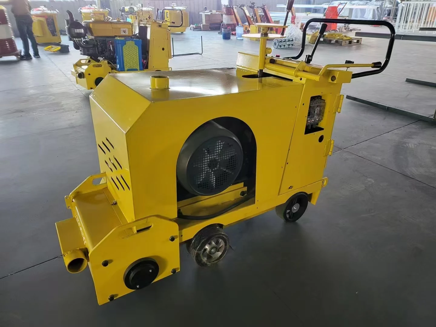 Asphalt Cement Floor Planing Machine Hand-push Roughing and Chiseling Machine Diesel-powered Concrete Road Milling Machine