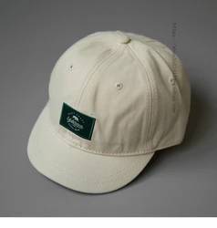 Gorra de béisbol con visera pequeña para mujer, visera Simple de ala corta, estilo coreano Ins Niche, Retro americano versátil, primavera y verano