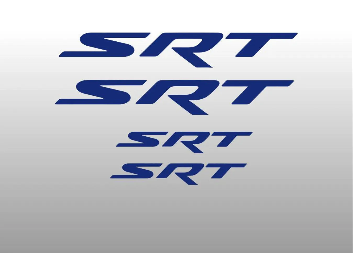 مجموعة مخصصة مكونة من 6 قطع 3 أحجام لملصقات شارات فرجار الفرامل من الفينيل المقاوم للحرارة DODGE SRT 751