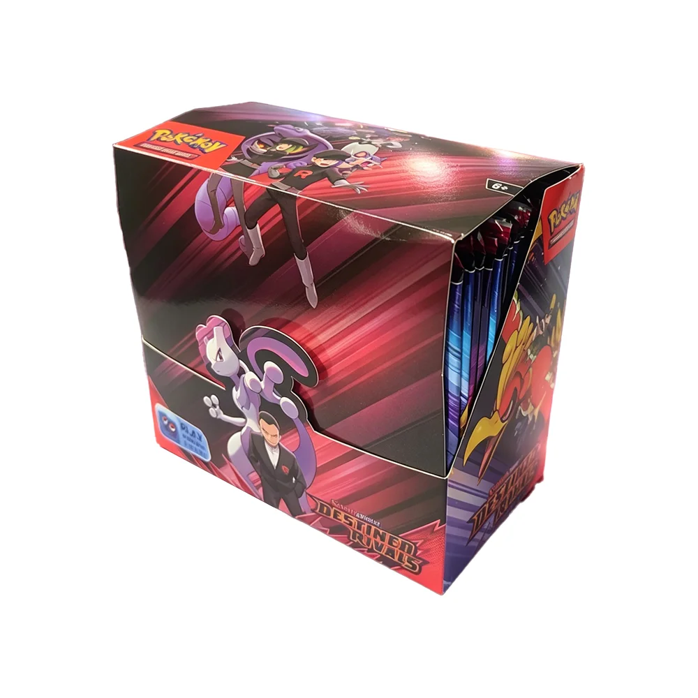 360pcs Pokém Card Destined Rivals Prismatic Evolutions Scarlet Violet 151 PALDEAN English Booster Battle Transaction Card