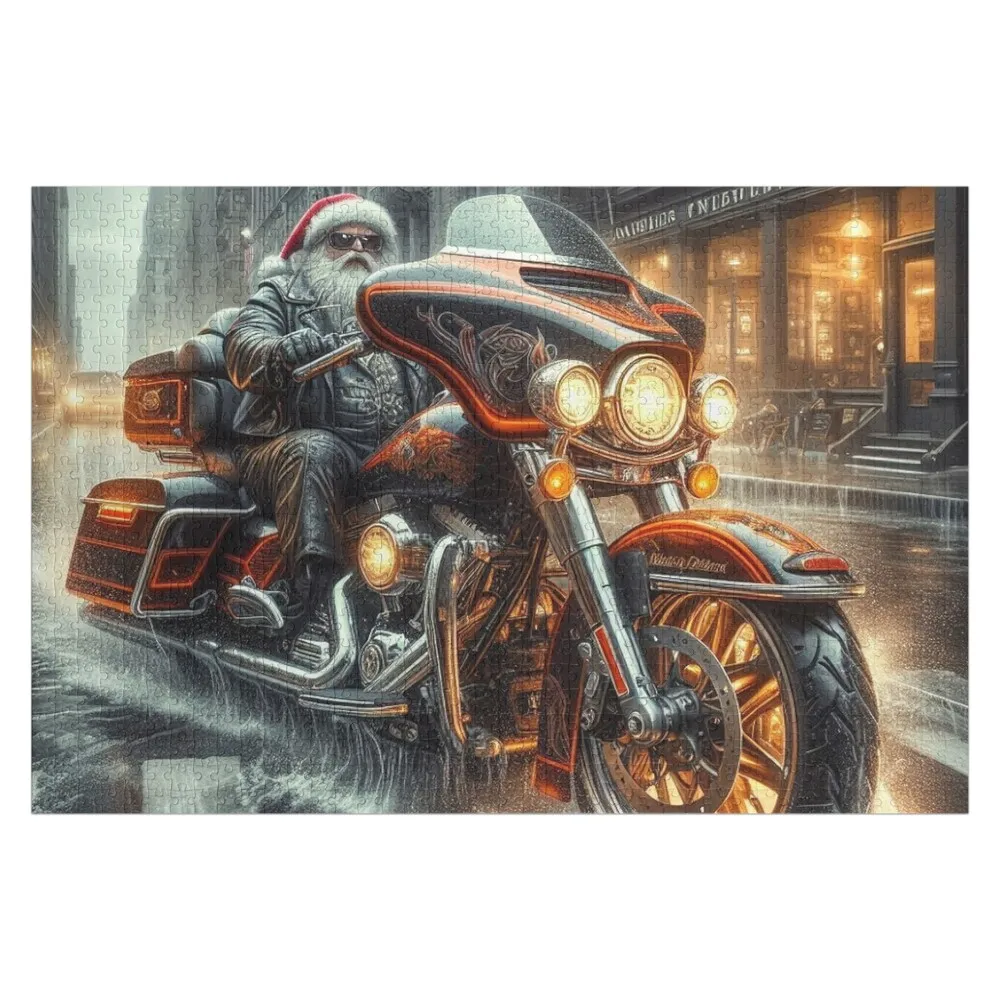 Electra Glide Jigsaw Puzzle Custom Wooden Gift Customizable Child Gift Personalized Gift Ideas Puzzle