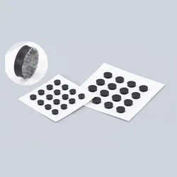 3MM Black 4.5-94mm Round Self-Adhesive Silicone Rubber Foot Pad Furniture Cabinet Door Damping Buffer Anti-Collision Anti-Skid