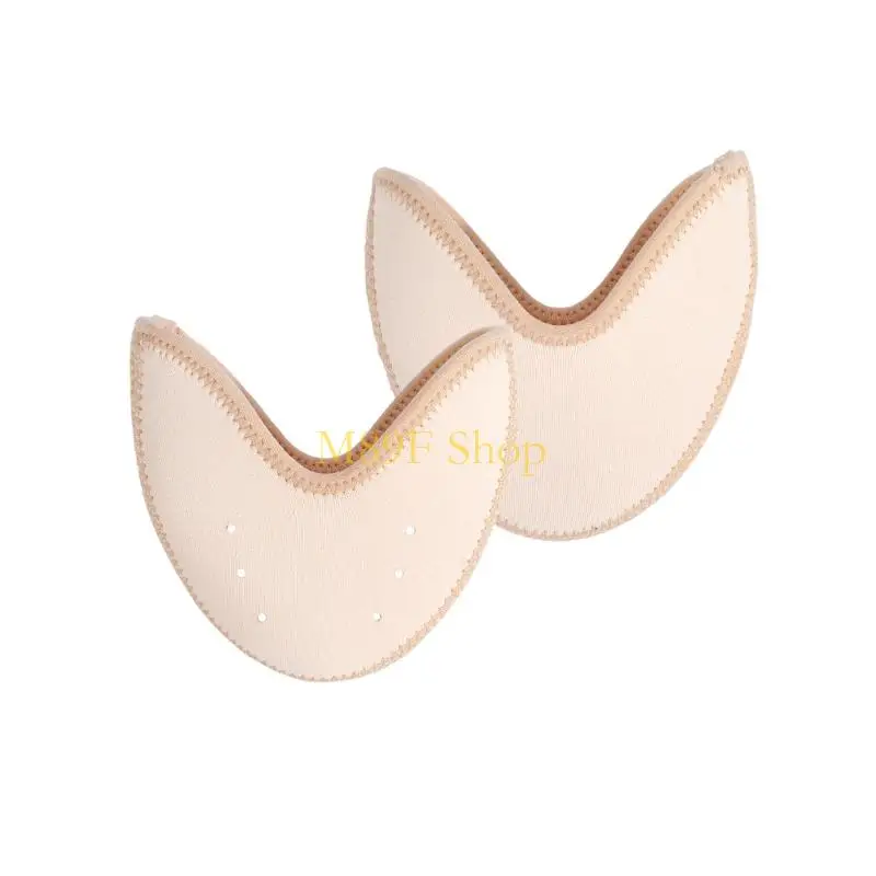 M89F Highly Elasticity Toe Cap For Ballet Pointes Shoe Socks Pad Breathable Design Reduces Break In Time For Beginners