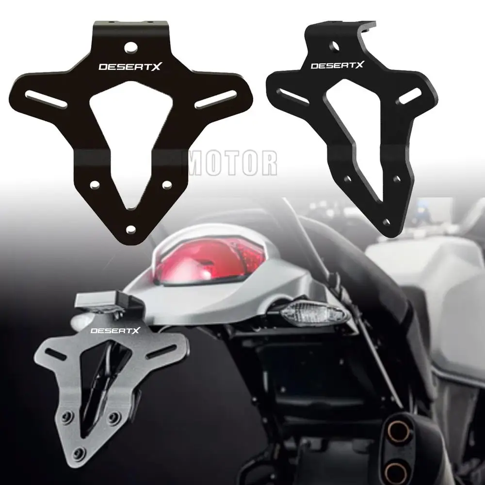 

New Motorcycle Accessories For Ducati DesertX 2022-2023 CNC Aluminium License Plate Bracket Holder DESERT X desert x 2022 2023