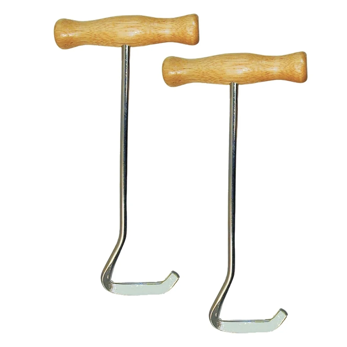 ABNJ Wooden Handle Boot Hooks Boot Puller, Metal Boot Hooks for Effortless Boot Pulling, Boot Hooks for Cowboy Boots, 2-Pack view 5