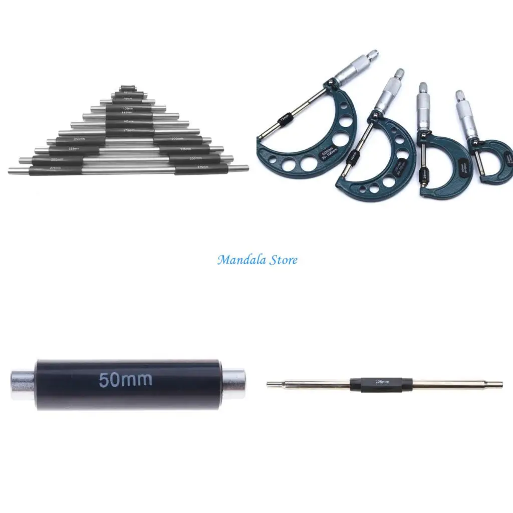 

U2JC Calibration Rod Bar Metal Standard Caliper Calibration Block Rod Bar Outside Micrometer Durable used for Comparing