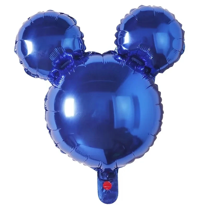 10 sztuk Mickey Minnie Mouse głowa balon z folii aluminiowej Baby Shower dekoracja urodzinowa dla dzieci zabawki dostarcza powietrze Globos