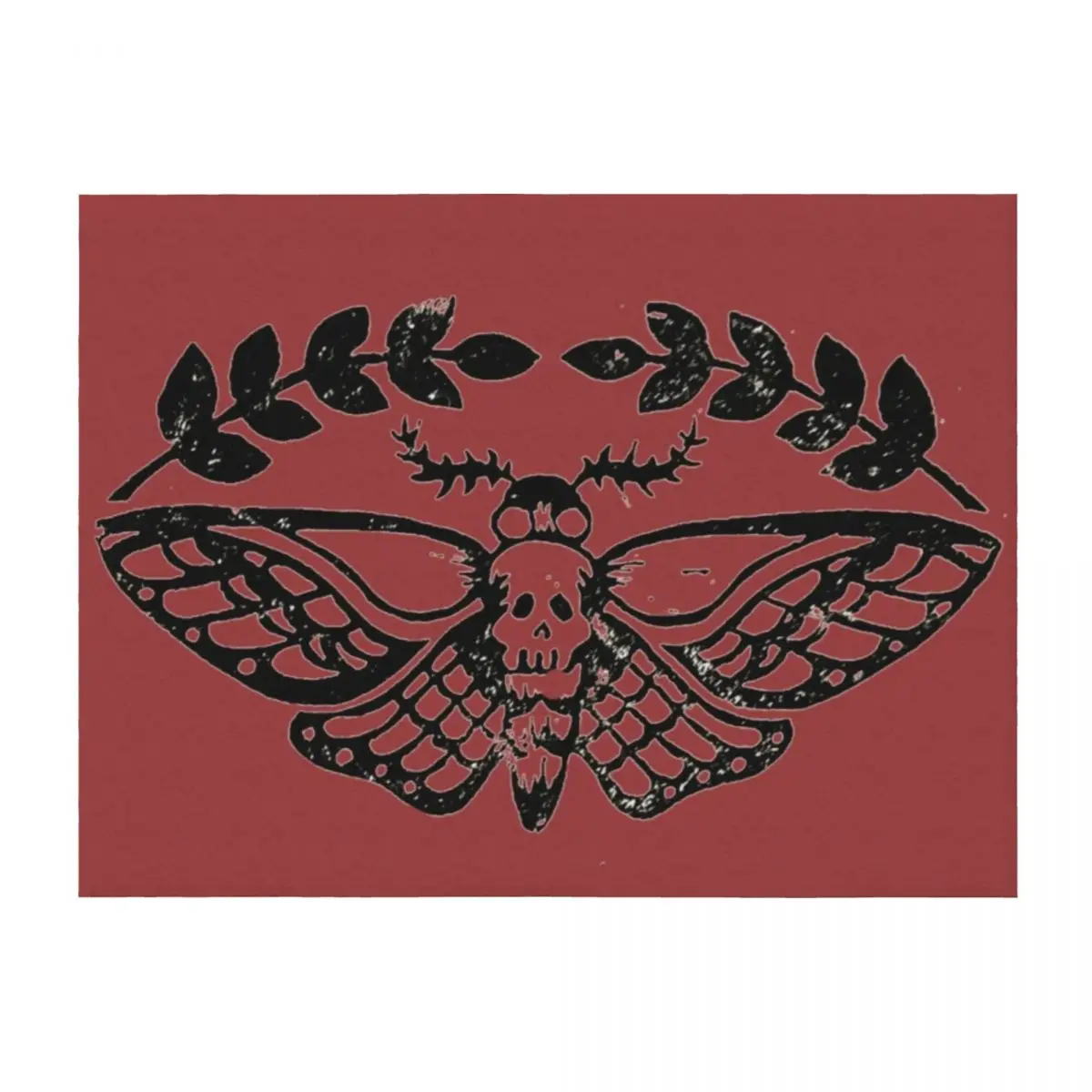 

Deathshead Moth Throw Blanket Soft Plush Plaid Summer Beddings For Decorative Sofa Thin Blankets