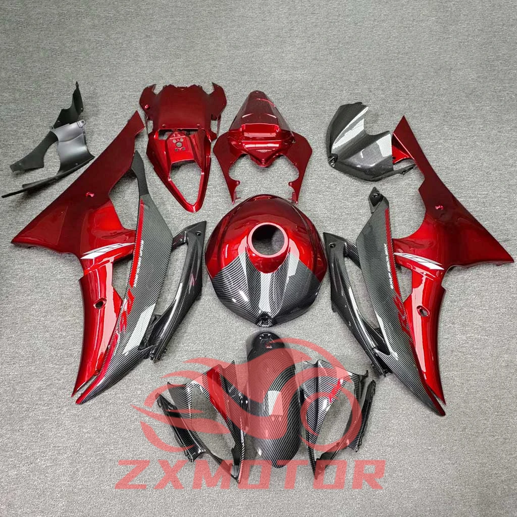 YZFR6 2008 2009 2010 2011 2012 2013 2014 2015 2016 Fairing Set for YAMAHA YZF R6 08-16 Injection Fairings Kit Carbon Fibre