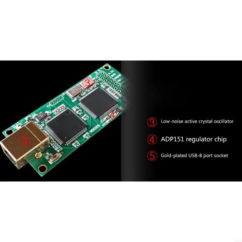 83cc USB Digital Interfaces Sound Amanero Combo384 Модульные платы для домашнего кинотеатра DIY
