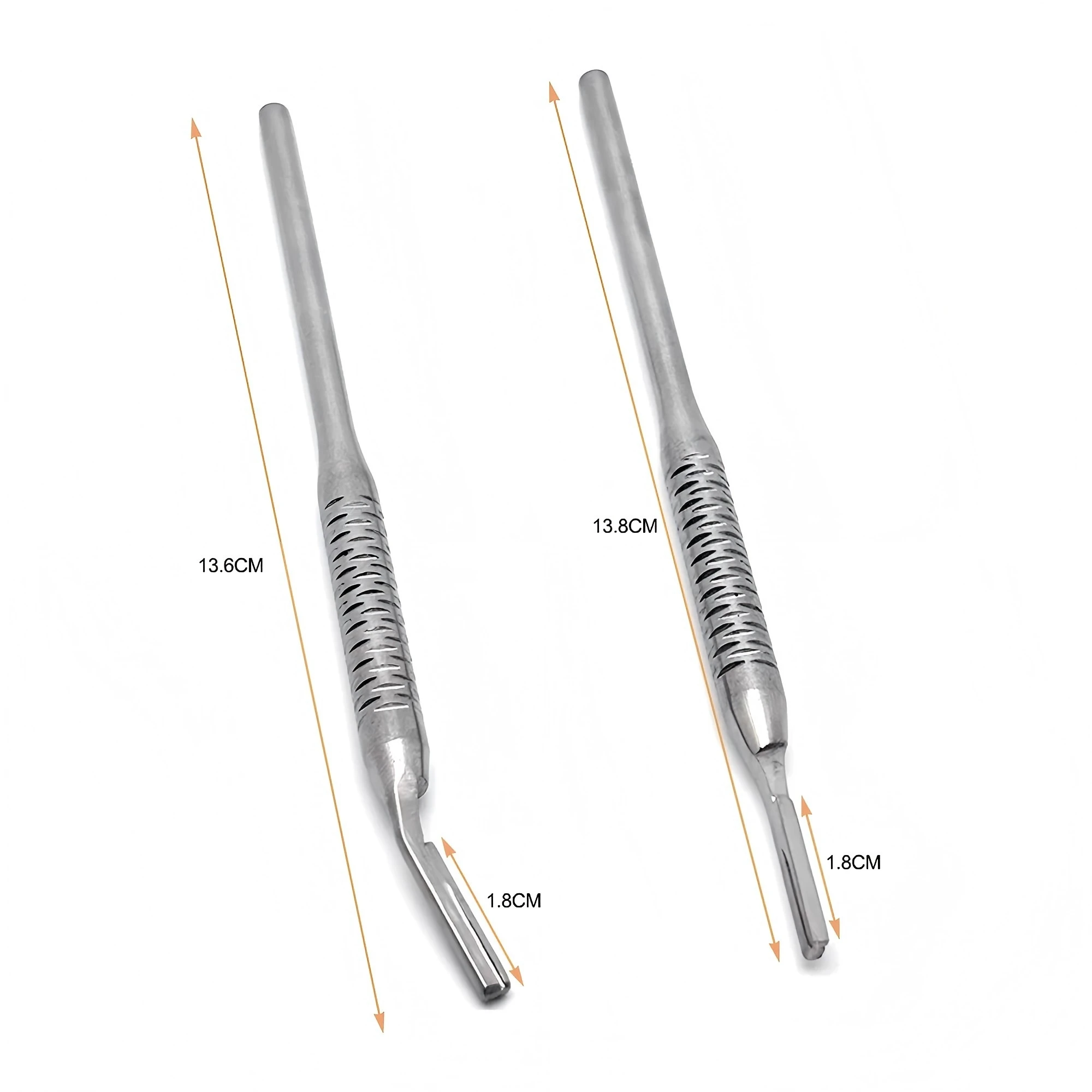 Stainless Steel Dental Scalpel Handle Blade Handle Oral Hilt Surgical Tool for No.3 Blade Surgical Knife Handle Dental Tools