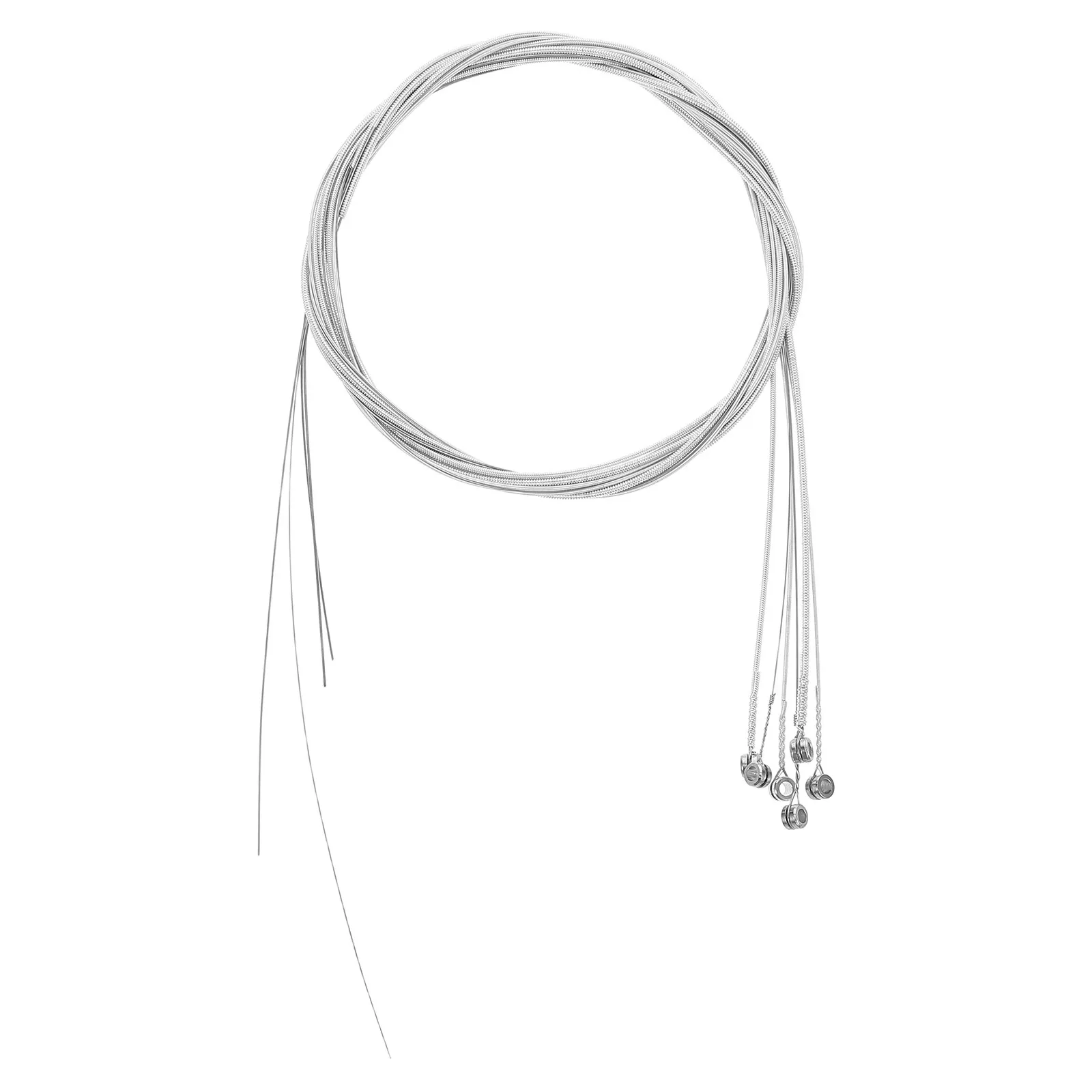 

Набор струн для акустической гитары, 6 шт., посеребренные, долговечные, классические металлические струны, музыкальные аксессуары, запасные части для инструментов