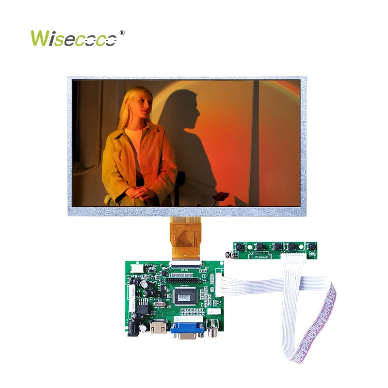 Manufacturer 9.0 Inch 800x480 50 Pins TTL VGA Interface LCD Screen Display TFT LCD Modules for Industrial