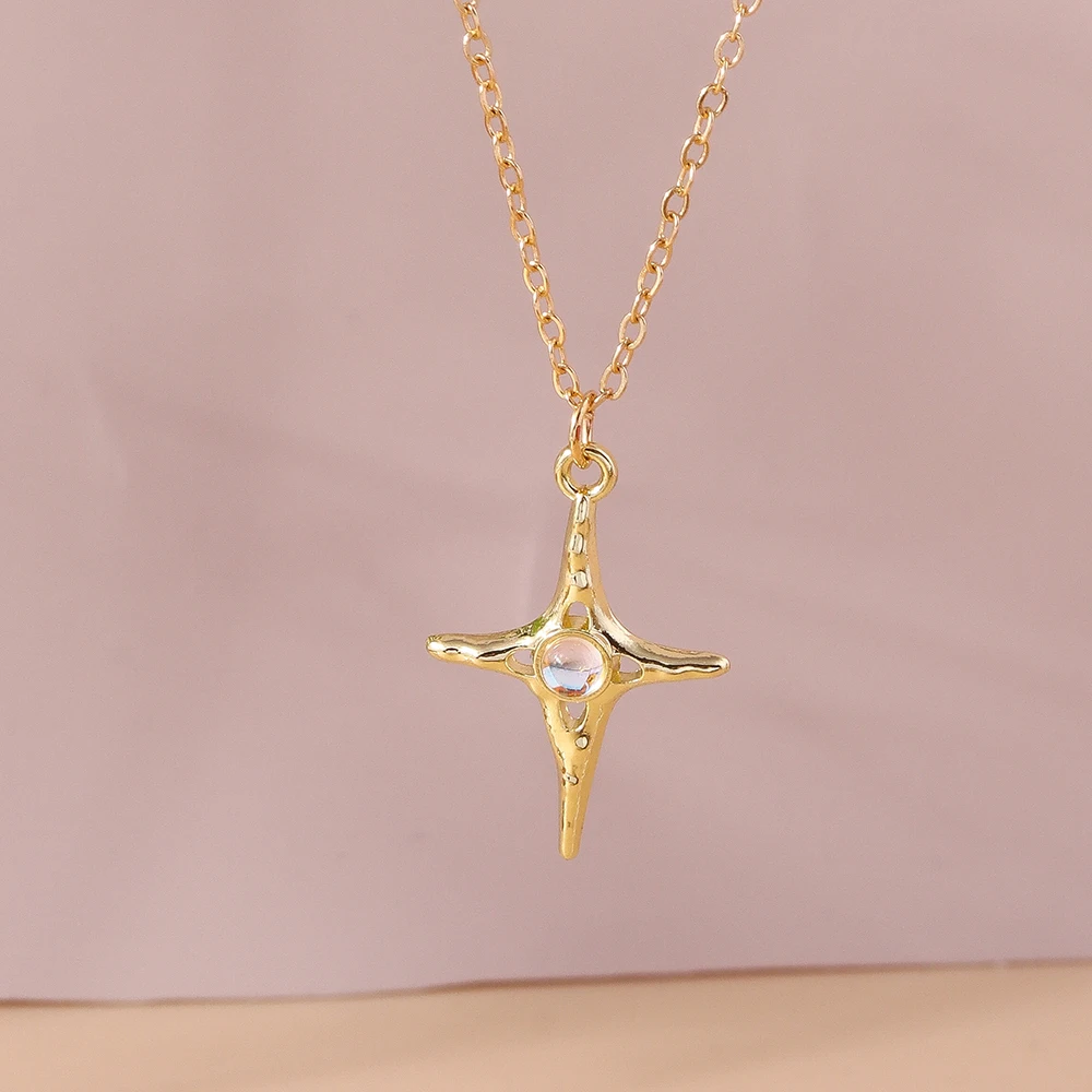 Aihua Gold Farbe Y2K Kristall Tier Herz Halskette Kpop Schlüsselbein Kette Halsketten für Frauen Mädchen Neue Trend Party Schmuck Geschenke – Detail 15