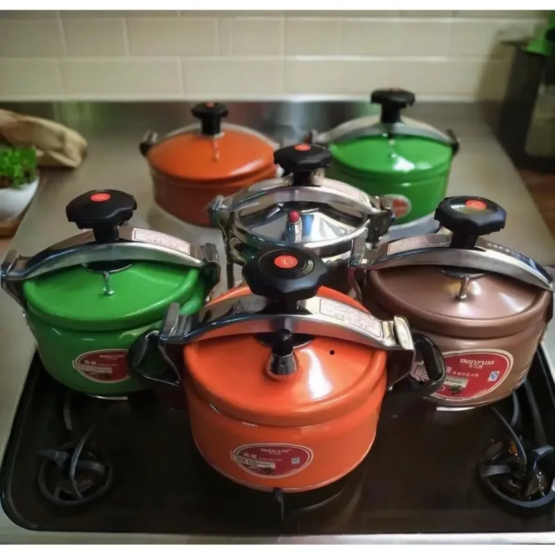 

2/3L Kitchen Pressure Cooker Aluminum Soup Pot Portable Cooking Pot Outdoor Camping Cookware For Induction cooker Gas Stove