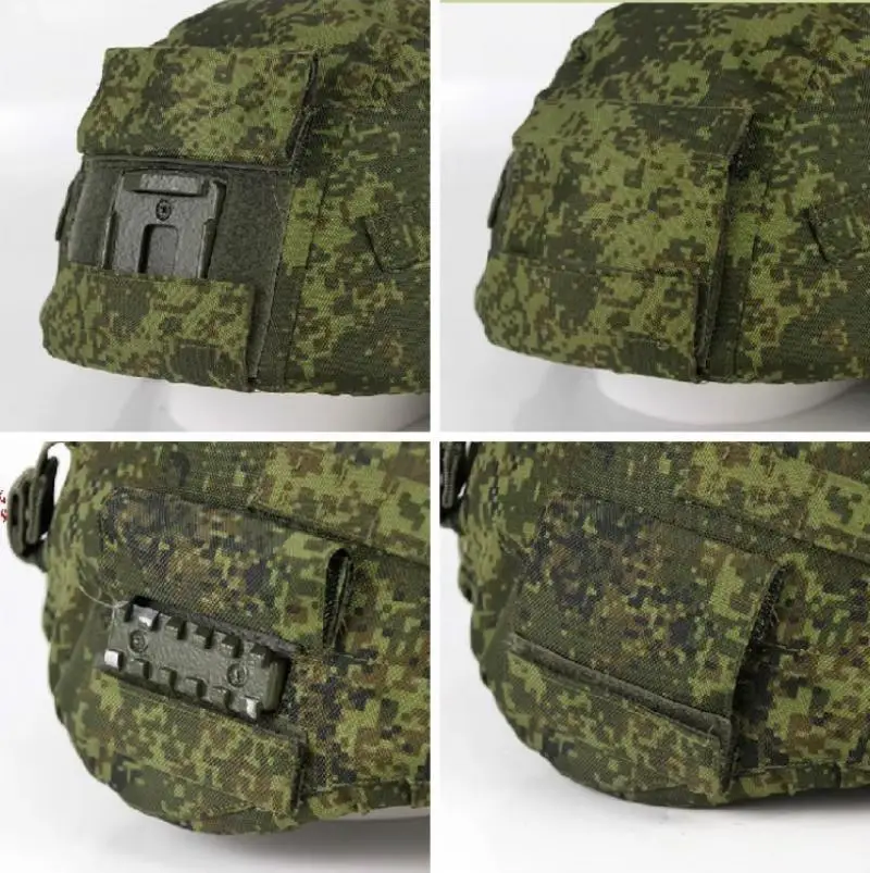 Accessori per softair da caccia copertura per casco + copertura per occhiali per casco russo 6 b47 EMR/MOX custodia per casco mimetico